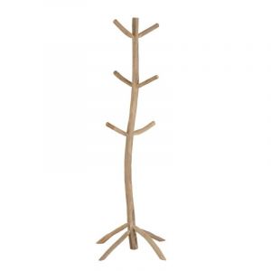 Image de Porte Manteaux 6 Croc ts "Teck" 183cm Naturel Prix