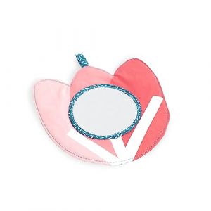 Miniland Baby Miroir sensoriel en Forme de Tulipe pour b&eacute;b&eacute; de 0 &agrave; 6 Mois. R&eacute;sistant, s&ucirc;r, Doux et incassable. Collection Feel to Learn.