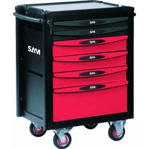 Sam Outillage Servante Servi 640 + 135 Outils maintenance indus. module abs - CPP-135SV4