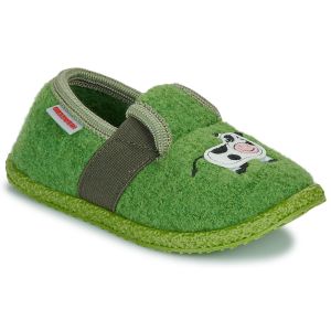Giesswein Chaussons enfant T&Ouml;GING Vert - Taille 26,27,28,29,30