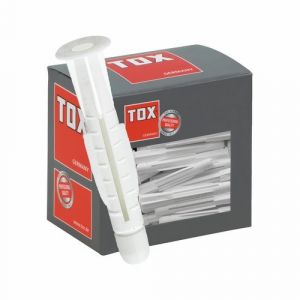 Image de Tox Cheville polypropylène avec collerette - diam 10 mm - 50 pièces - Trika