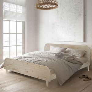 Image de Concept-Usine Twist 160 - Lit scandinave en bois 2P 160x200cm