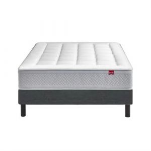 Epeda Ensemble Le Majestueux + Sommier Confort Ferme 180x200 - Double Sommier