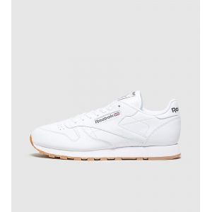Reebok Classic Leather, Sneakers Basses Homme - Blanc (White/Gum) - 45.5 EU (Taille Fabricant : 11 UK)