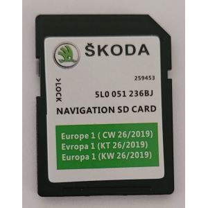 Image de Navitech Carte SD Europe - Navigation AS -SKODA Discover Media 2 MIB2 - v12 - 5L0051236BJ