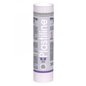Clairefontaine Plastiline Gris clair, 1 kg - duret&eacute; 70