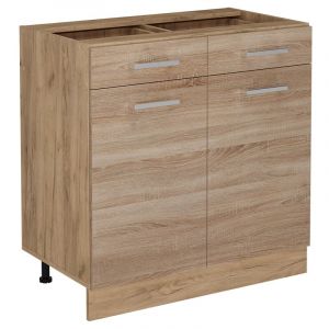 Meuble cuisine R-Line, Sonoma, 80cm sans pt Vicco