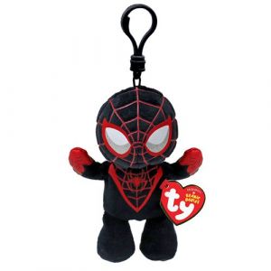 Ty Peluche Marvel Beanie Babies Soft Porte-cl&eacute;s Miles Morales
