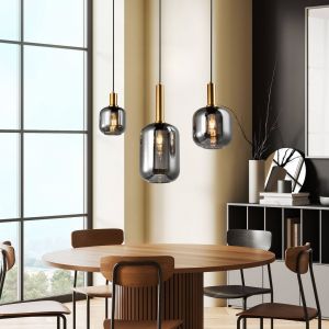 N&auml;ve FUMO Plafonnier suspendu noir 3xE27