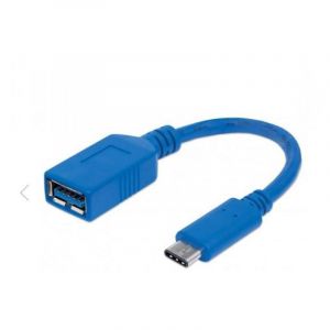 Manhattan Adapter Usb 3 1 Type-c Male > Usb 3 0 A-female 15cm [bu] [Accessoires]