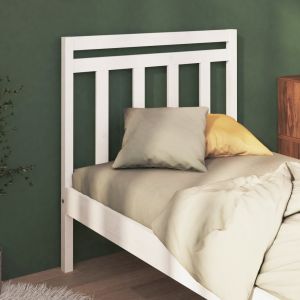 VidaXL Tête de lit Blanc 95x4x100 cm Bois massif de pin