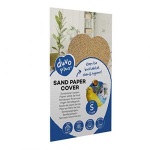 Papier sablé de fond de cage pour oiseaux Duvoplus (x8)