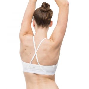 Calvin Klein Brassière sport siglée Blanc Performance