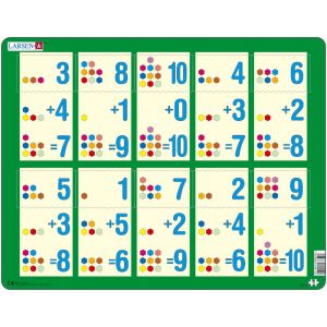 Larsen Puzzle Cadre - Apprendre à Compter : L'Addition de 1 à 10