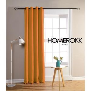 Rideau Occultant 140 x 240 cm ORANGE - HOMEROKK