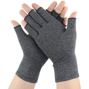 Image de Gants de compression contre l'arthrite (Taille M) Gris