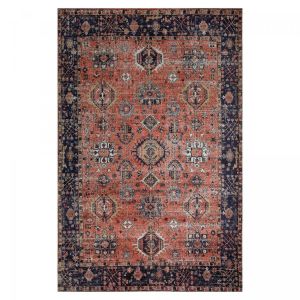 Tapis Orient 160x230 Nomedi Rouge, Tapis En Coton