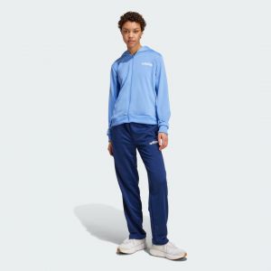 Adidas Survêtement linear ts femme bleu fusion