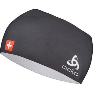 Odlo Headband Competition Fan Swiss Fan Black Bandeaux