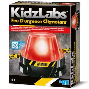 4M - Kidz Labs Kit scientifique Kids Labz - Feu d'urgence clignotant