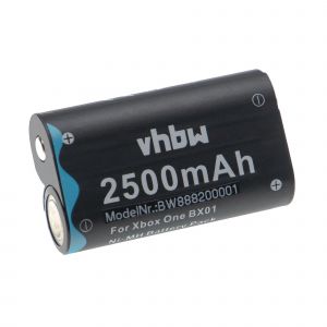 Image de Vhbw Batterie compatible avec Microsoft XBox One, One Elite, One S, One X manette de jeu (2500mAh, 2,4V, NiMH)