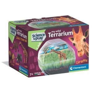 Clementoni Jeu de science et d'exp&eacute;rience Mini Terrarium Girafe