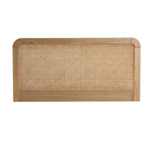 Tête de lit SMOOTHCLOUD 160 cm en cannage et bois naturel - Bois naturel - Terre de Nuit Edition