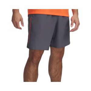 Under Armour Short tech woven wordmark gris homme