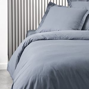 Image de Today Housse de couette 100% coton essential - bleu denim 240X220