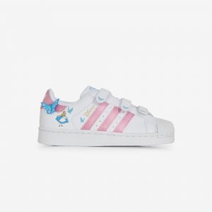 Adidas Superstar Ii Cf Alice In Wonderland Blanc/rose - B&eacute;b&eacute; -