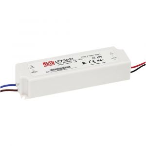 Mean well Driver LED LPV-35-5 5 V DC 5 A Bloc d'alimentation &agrave; encastrer