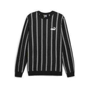 Puma Sweat à imprimés et à col rond SPORTS CLUB Homme, pointure Small - ['Noir'] - Taille Small