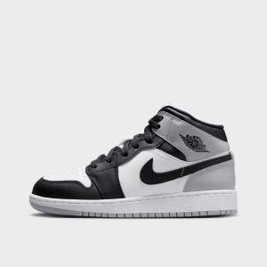 Jordan 1 Mid (GS) Unisex Basketball blanc Taille 37.5 Chaussures - Couleur blanc - Taille 37.5