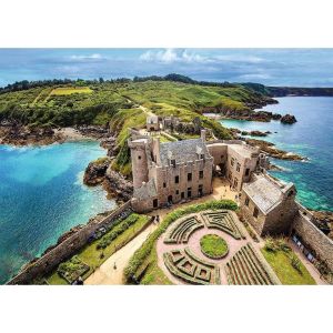 Nathan Puzzle 1000 pi&egrave;ces : A la d&eacute;couverte du Fort La Latte - Collection R&eacute;gions de France