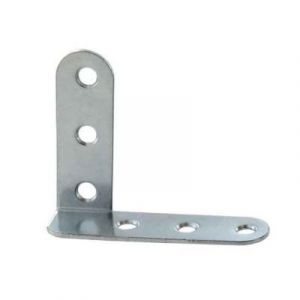 Diall 2 Equerres coud?es Acier zingu? l.40 x H.12 x P.30 mm
