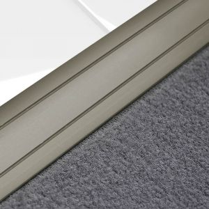 Barre de seuil Firm K132 Forme: C : 36 mm Longueur: 90 cm Pr&eacute;-perc&eacute; Champagne