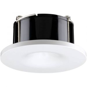 Image de Paulmann Adaptateur pour suspension - Rond - Blanc dépoli - Diamètre d'encastrement 68 mm - Sans ampoule