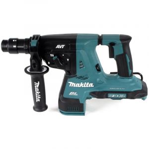 Makita DHR 281 GJ Brushless Perforateur burineur sans fil 28 mm 2 x 18 V pour SDS-PLUS + Mandrin auto-serrant interchangeable + Coffret MakPac + 2 x