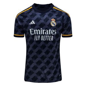 Image de Real Madrid Adidas Maillot Extérieur 23/24 - Legend Ink / Preloved Yellow, Legend Ink / Preloved Yellow - Taille XXL