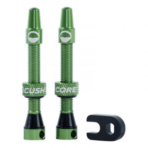 CushCore Tubeless Presta Valve Set, Green