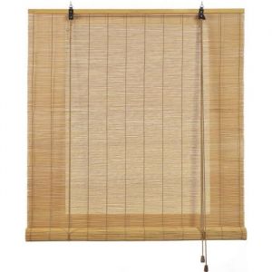 Image de Storesdeco - Store en Bambou, store enrouleur en bambou naturel, Brun clair, 60 x 175cm