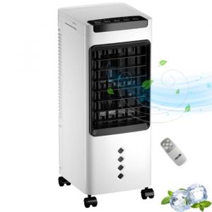 Image de Venteo Climatiseur rafraichisseur d'air portable 3 en 1 climatiseur mobile refroidisseur d'air humidificateur avec télécommande clim appartement sans
