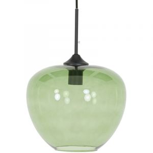 Light&living - suspension - Mayson - vert - verre - &oslash; 30cm -