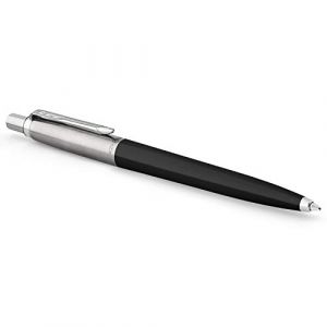 Parker Stylo bille rétractable Jotter Original - pointe moyenne - rechargeable - corps noir - encre bleue