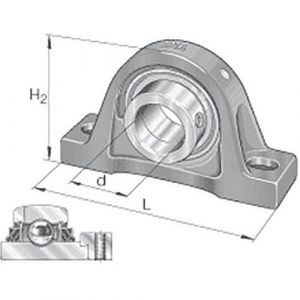 Ina Stehlager-Gehäuseeinheiten TASE25 -n 25mm Exzenterspannring 1St./VE