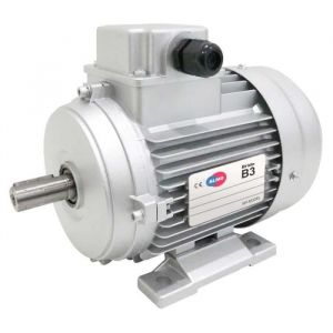 Almo Nature Moteur électrique Triphasé 230/400 v 7,5 Cv Mh1 5,5 Kw 1500 Tr/min Asynchrone Triphasé Bride B3 Protection Ip 55