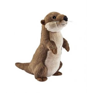 Anima Peluche Loutre dréssée 20cm