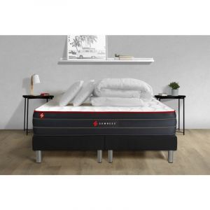 Image de Pack matelas 180x200 double sommiers oreiller couette