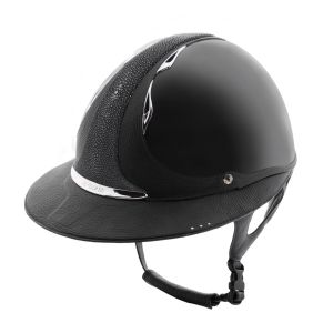 Antares Casque d'&eacute;quitation visi&egrave;re polo glossy Eclispe Premium