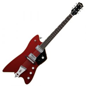 Image de Gretsch Billy-bo Jupiter Thunderbird Tv Jones Power'tron Firebird Red + Etui